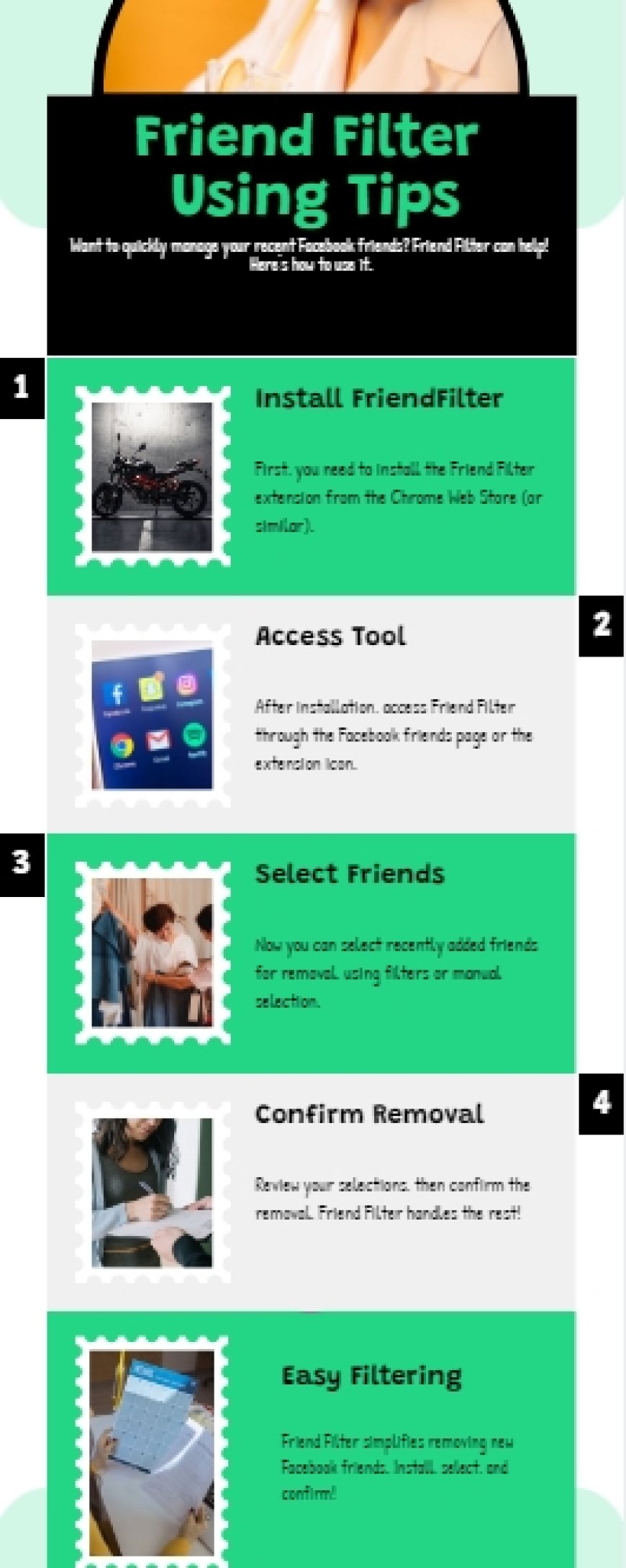 Friend Filter for Facebook - Improve Management of Connections