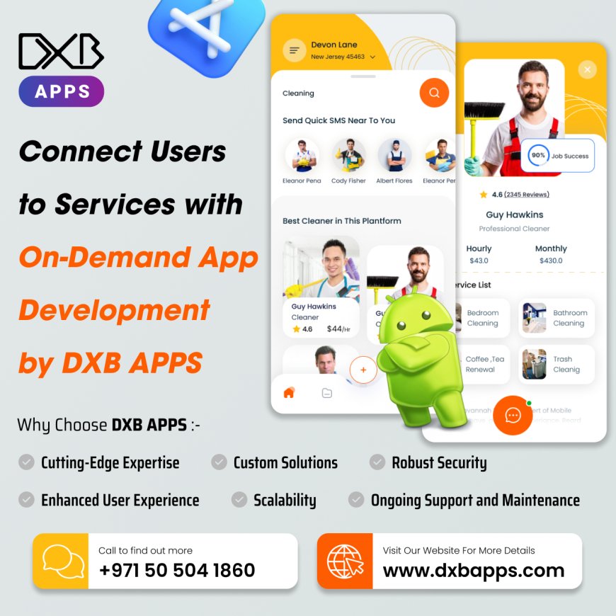 Complete mobile app development Abu Dhabi solutions by experts at DXB APPS